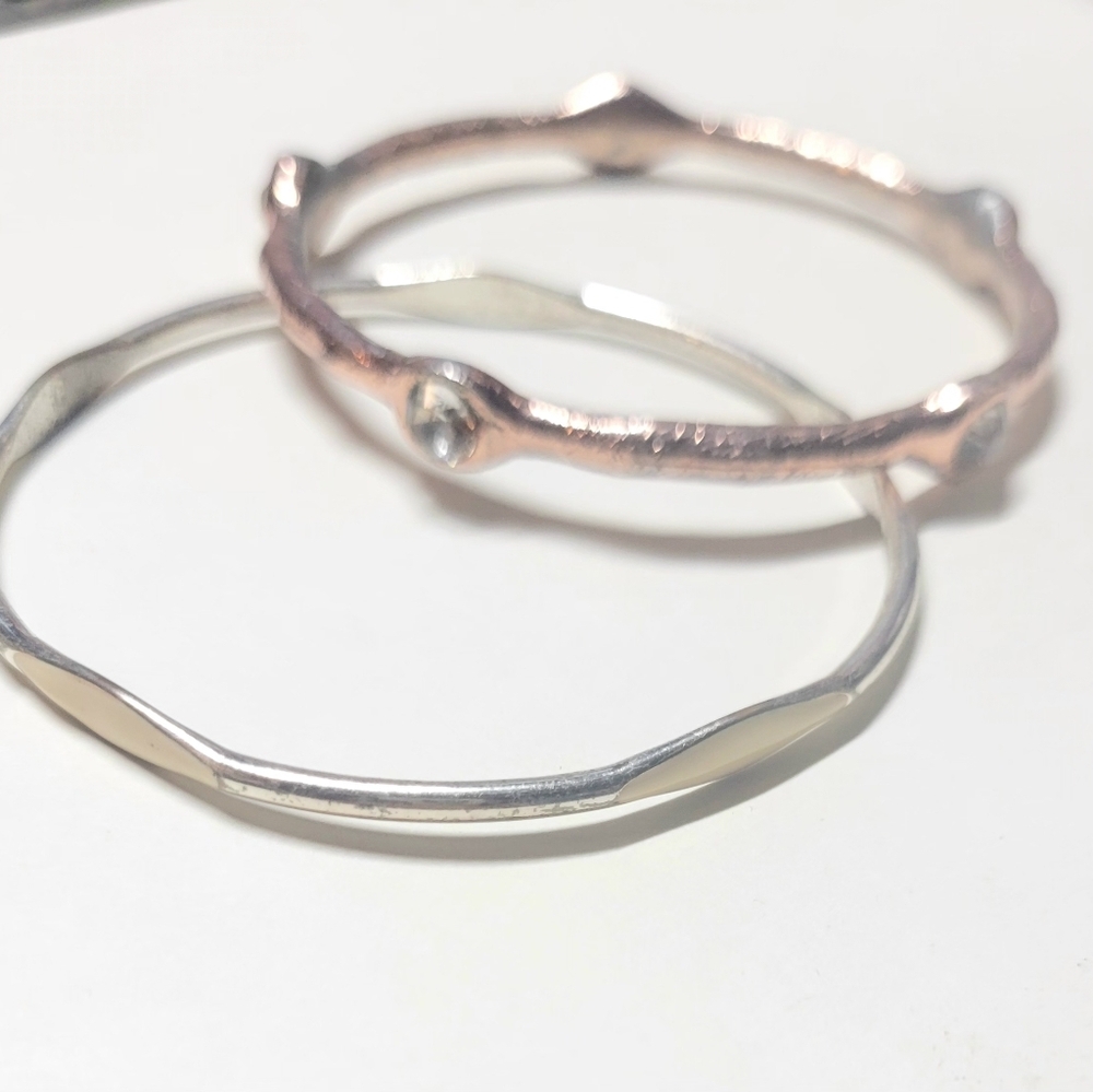 Bangle Bracelet Set Of 2 - Picture 3 of 4